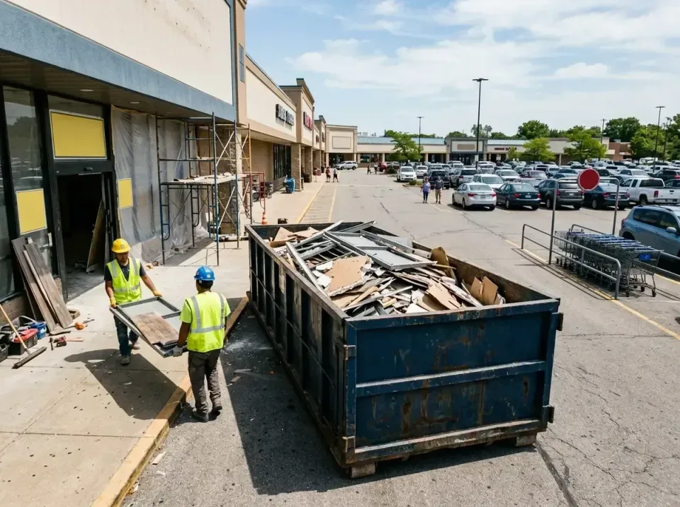 retail-store-renovation-debris-003 — frequently asked questions, Roll-off Dumpster Rentals in Lincoln, IL